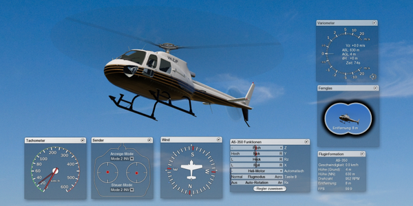 ikarus Flugsimulator AeroFlyRC8 -  DVD mit USB-Commander
