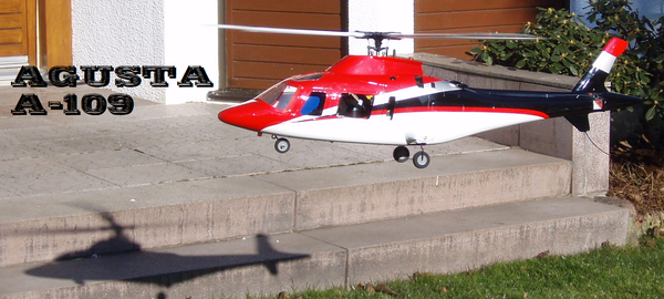 Agusta A-109 / 500er Mechanik/4Blattrotorkopf -RTF-