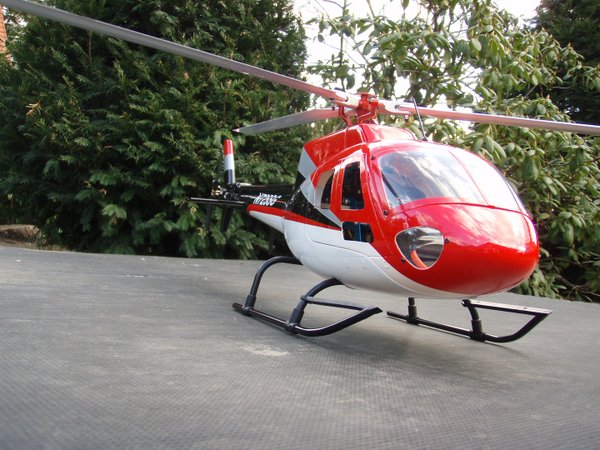 AS-350 Helicopter 450er Mechanik/3 Blattrotorkopf -RTF-mit Sender